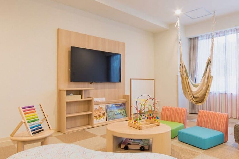 子連れ家族用ルームの室内写真
