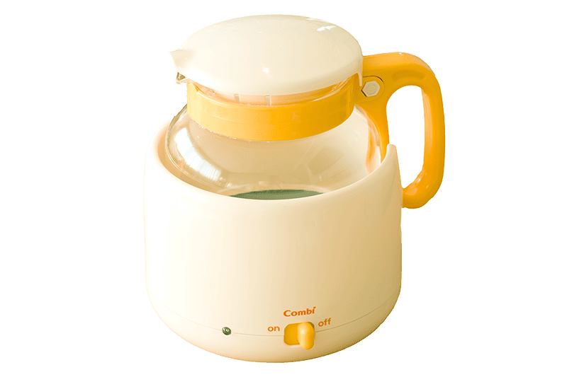 薄黄の調乳ポットの写真