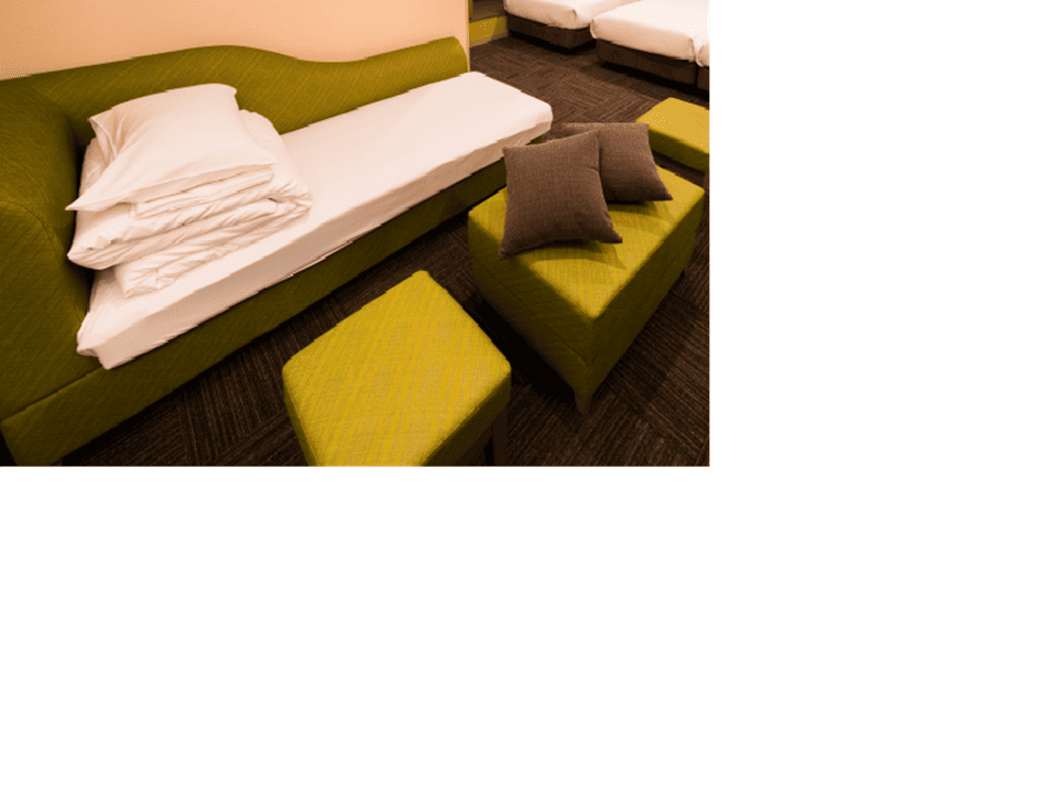 スーパーホテル　池袋駅北口のスーペリアルームにあるソファーベッドの写真